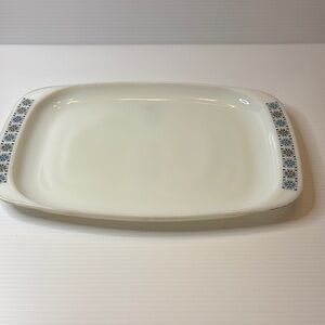 Vintage JAJ Pyrex platter 1967 Chelsea Design